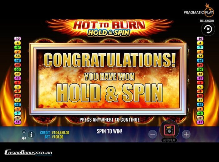 Analisis Fitur Hot to Burn Hold and Spin